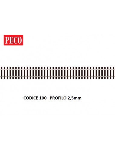 PECO SL-100 BINARIO FLESSIBILE TRAVERSE LEGNO