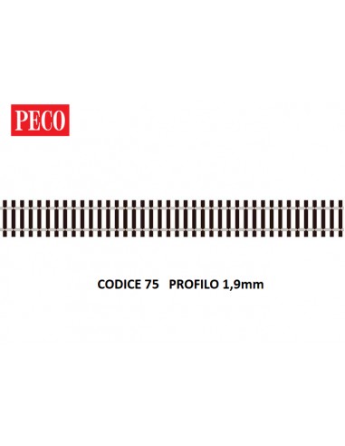 PECO SL-100F BINARIO FLESSIBILE TRAVERSE LEGNO