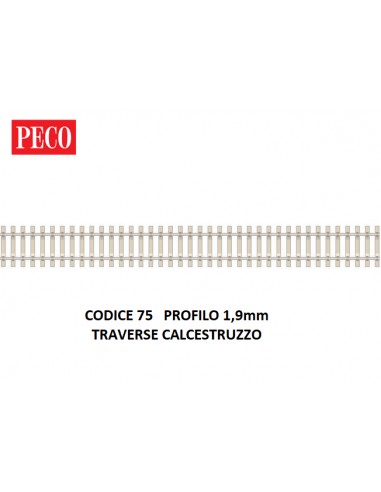 PECO SL-102F BINARIO FLESSIBILE TRAVERSE CALCESTRUZZO