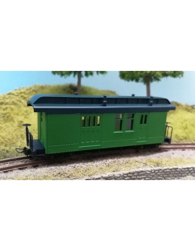 Minitrains 5172 - Bagaliaio Fiddletown & Copperopolis verdi, senza scritte