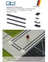 RIETZE 70602 - Kit cordoli, bordi, linee guida per marciapiede