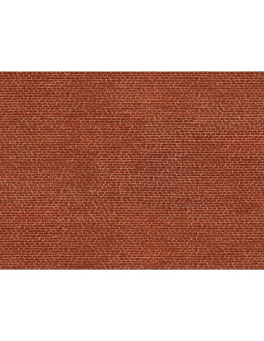 Noch 56610 - Foglio di cartone 3D, muro di mattoni