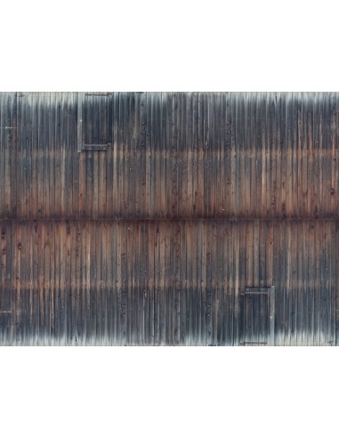 Noch 56665 - Foglio di cartone 3D “Timber Wall”