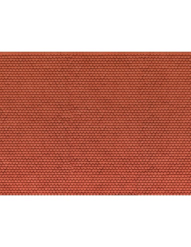 Noch 56690 - Foglio di cartone 3D, tegole/tetto