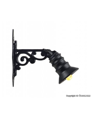 Viessmann 6076 - Lanterna a parete, LED bianco caldo