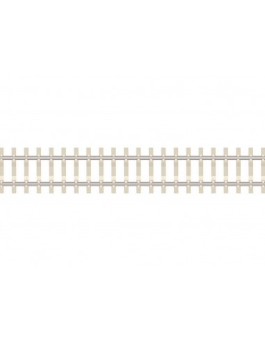 PECO SL-302F - Binario flessibile con traverse in cemento, 900mm