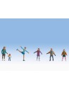Noch 15824 - Set 6 personaggi, pattinatori sul ghiaccio