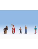 Noch 15923 - Set 5 personaggi: Il giorno di San Nicola