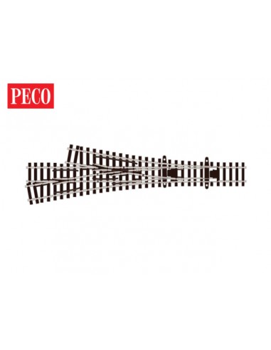 Peco SL-E399F - Scambio a 3 vie asimmetrico electrofrog