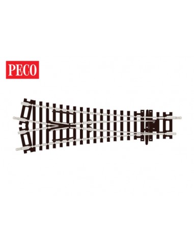 Peco ST-247 - Scambio ad Y Setrack R2 da 168 mm, r 438mm, 22,5°