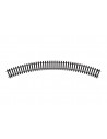 Hornby R605 - Doppia curva raggio 1, arco 45°, lunghezza 371mm