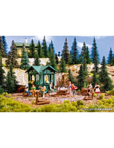 Vollmer 3606 - Area barbecue con tettoia