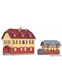 Kibri 37112 - Casa del ferroviere con illuminazione