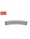 Peco ST-3 - Binario curvo Setrack standard R1