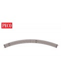 Peco ST-17 - binario curvo doppio R3 Setrack