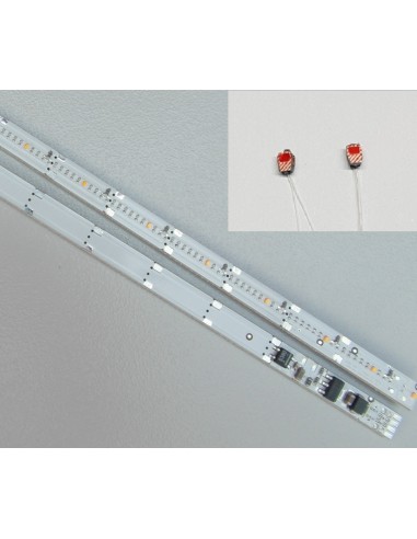 SIRCAM CI01V2020151F Illuminazione carrozze universale scala H0 15 LED con lanterne di coda FS