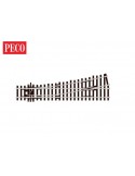 Peco SL-92 - Scambio sinistro Streamline raggio piccolo codice 100 insulfrog