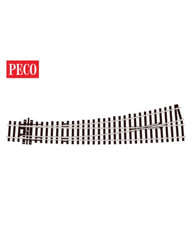 Peco SL-87 - Scambio sinistro curvo Streamline codice 100 insulfrog
