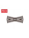 Peco SL-93- Incrocio semplice corto Streamline codice 100 insulfrog
