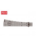 Peco SL-E95 - Scambio destro streamline raggio medio codice 100 electrofrog