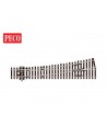 Peco SL-E96 - Scambio sinistro streamline raggio medio codice 100 electrofrog