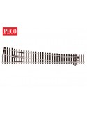 Peco SL-E88 - Scambio destro streamline raggio largo codice 100 electrofrog