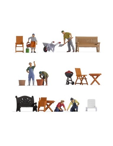 Noch 16215 - Set personaggi, Nel Giardino