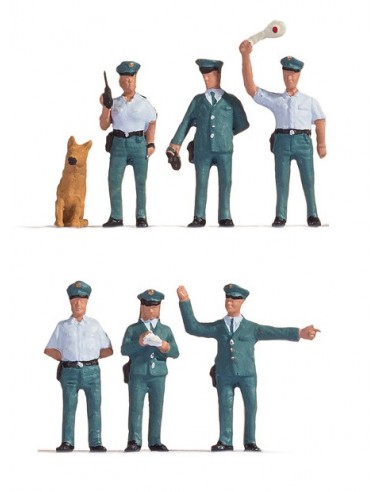 Noch 45076 - 6 personaggi, polizia tedesca DDR