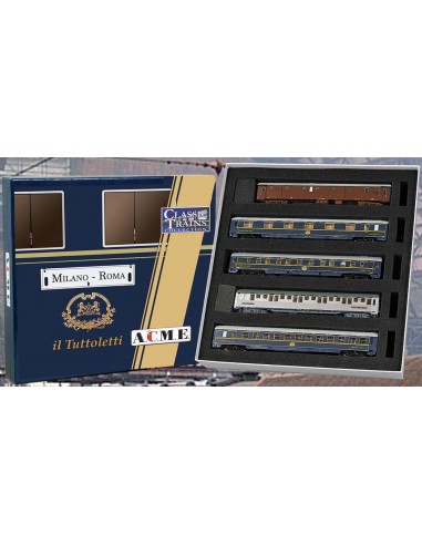 ACME 55253 Set Rapido Milano-Roma “tuttoletti”
