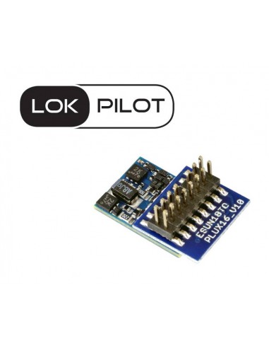 ESU 59824 - DECODER LOKPILOT 5 MICRO DCC, PLUX16, GAUGE N, TT