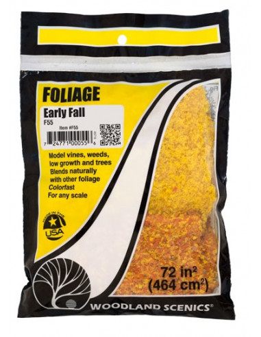 WOODLAND SCENICS F52 -Foliage Medium Green, Fogliame medio verde