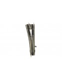 FLEISCHMANN 9178 - SCAMBIO SINISTRO polarizzato, LUNGHEZZA 111mm, 15°