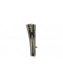 FLEISCHMANN 9170 - Scambio manuale SINISTRO, lunghezza 111 mm, 15°