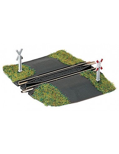 FLEISCHMANN 9499 - PASSAGGIO A LIVELLO INCUSTODITO, LUNGHEZZA 55,5mm