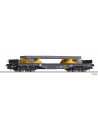 TILLIG 76775 - Carro pianale Sgmms 4505 ERR, con container 40ft K-Line