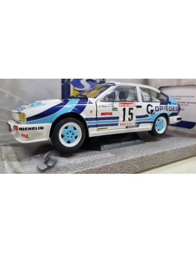 SOLIDO COMPETITION-ALFA ROMEO GTV 6 RALLY DES GARRIGUES 1986