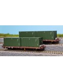 ACME 45108 FS Set di due carri Kgps con container militari, Ep. IV-V