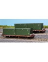 ACME 45108 FS Set di due carri Kgps con container militari, Ep. IV-V