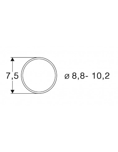 ROCO 40073 - ANELLI D'ADERENZA SCALA H0, Ø 12,9 - 14,6 mm