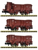 FLEISCHMANN 6660034 Set 3 carri merci scoperti, FS