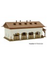 VOLLMER 47719 47719 Stalla per cavalli con cavalli scala N