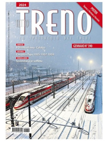 DUEGI EDITRICE TT390 tuttoTRENO n° 390 - gennaio 2024