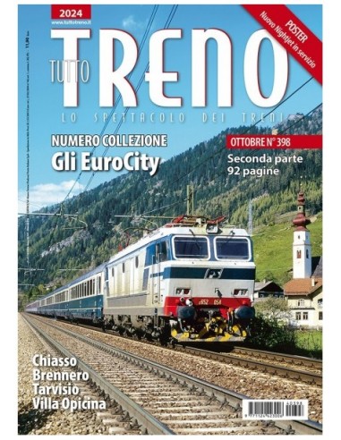 DUEGI EDITRICE TT398 tuttoTRENO n° 398 - ottobre 2024
