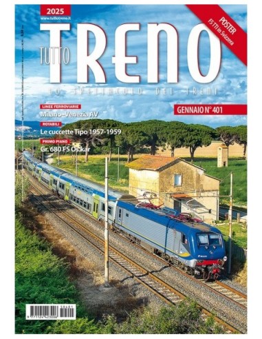 DUEGI EDITRICE TT401 tuttoTRENO n° 401 - gennaio 2025