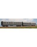 ACME 55313 Set 2 carrozze “Centoporte” FS: Bz 39.000 e ABz 67.500, Ep. III