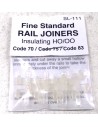 PECO SL-111 - Blister Giunzioni isolate in plastica per binari codice 75 e 83