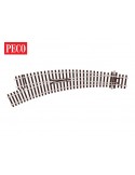PECO SL-U77 Scambio curvo sinistro Streamline codice 100 Unifrog