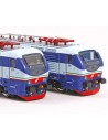 ACME 60644 Set 2 locomotive E.402 di Trenitalia, livrea blu/azzurro TTI con fascia tricolore, Ep. VI