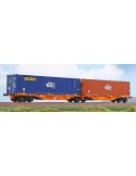 X-TRAINS 2390021 Carro intermodale Sggmrss 90‘ Wascosa