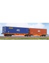 X-TRAINS 2390021 Carro intermodale Sggmrss 90‘ Wascosa